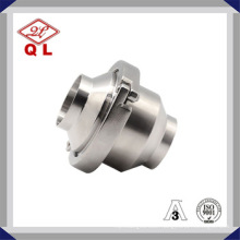 Adjustable Opening Pressure Sanitary Stainless Steel 316L Check Valve